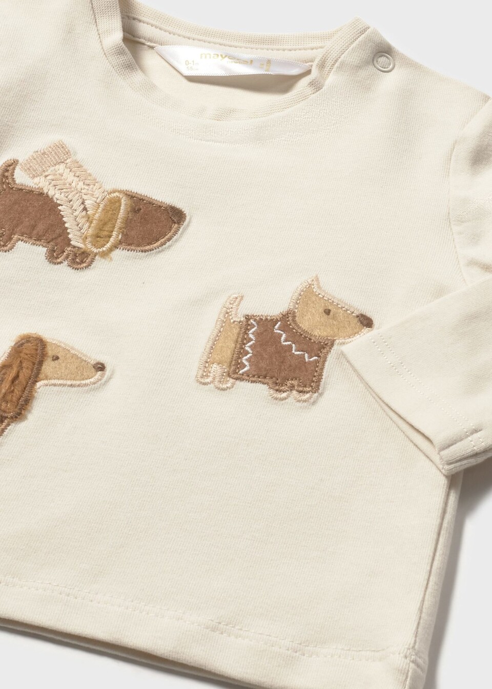 Set 2 magliette in caldo cotone Beige / Nocciola Mayoral