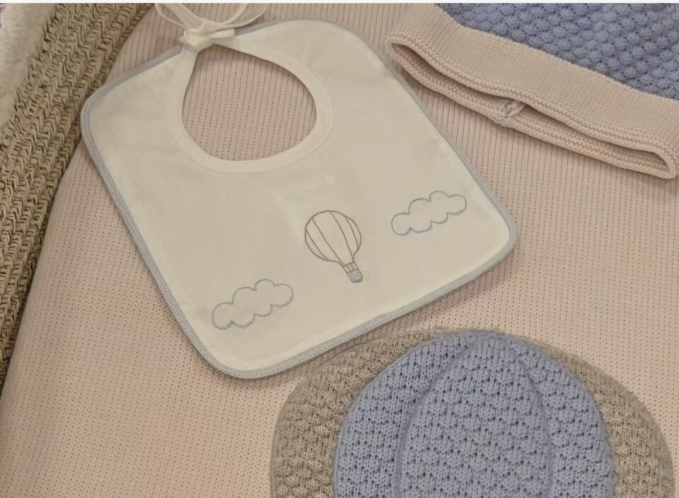 Bavetta in puro cotone Vaniglia / Polvere Marlù