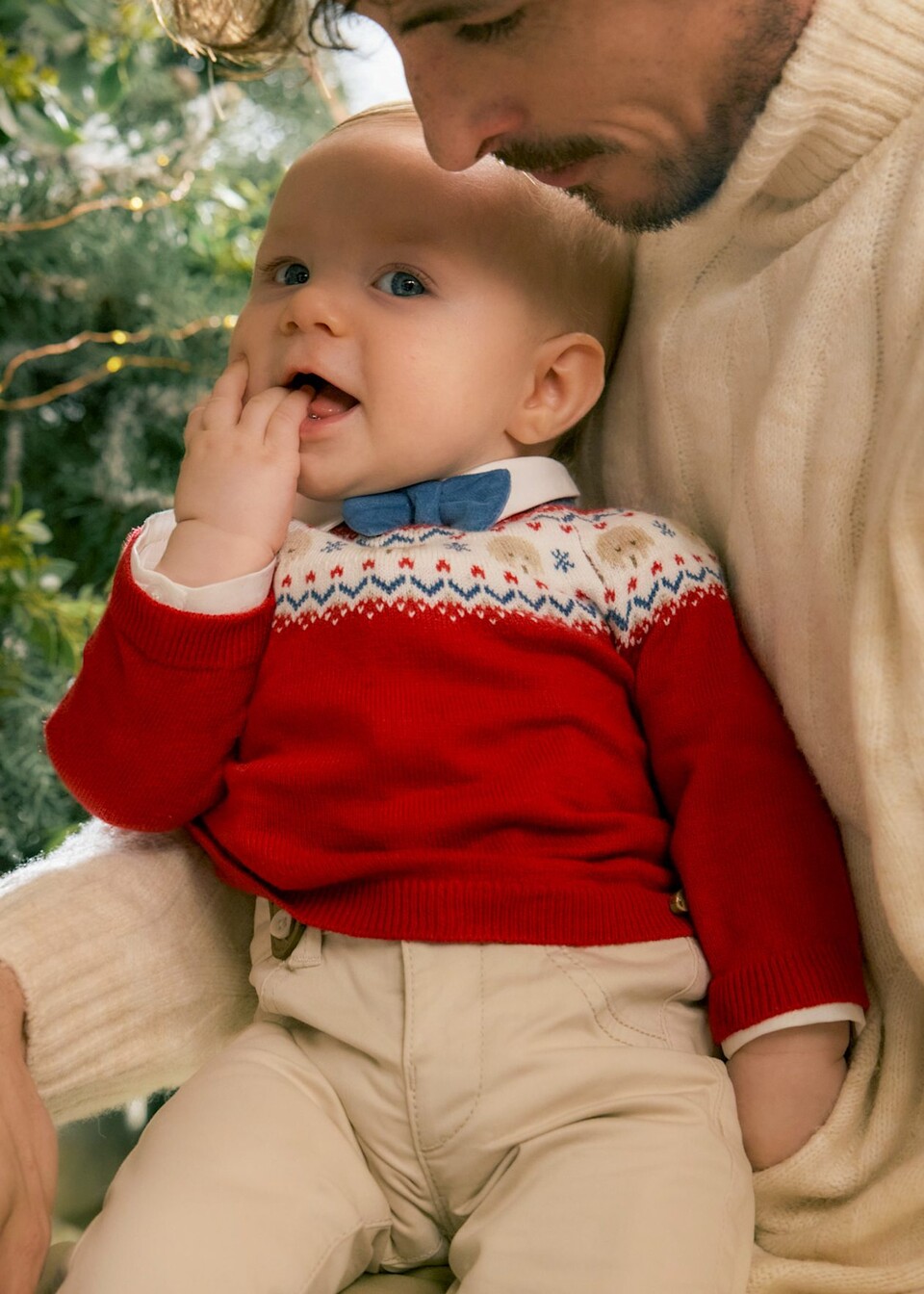 Maglione neonato in caldo cotone Rosso Mayoral
