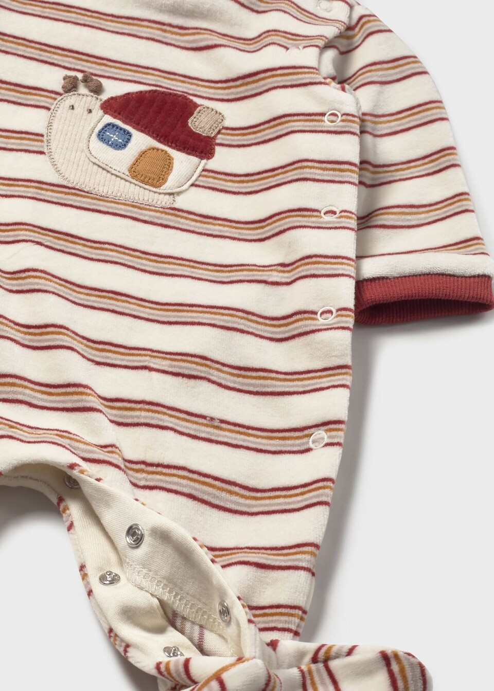 Tutina in ciniglia a righe Mayoral