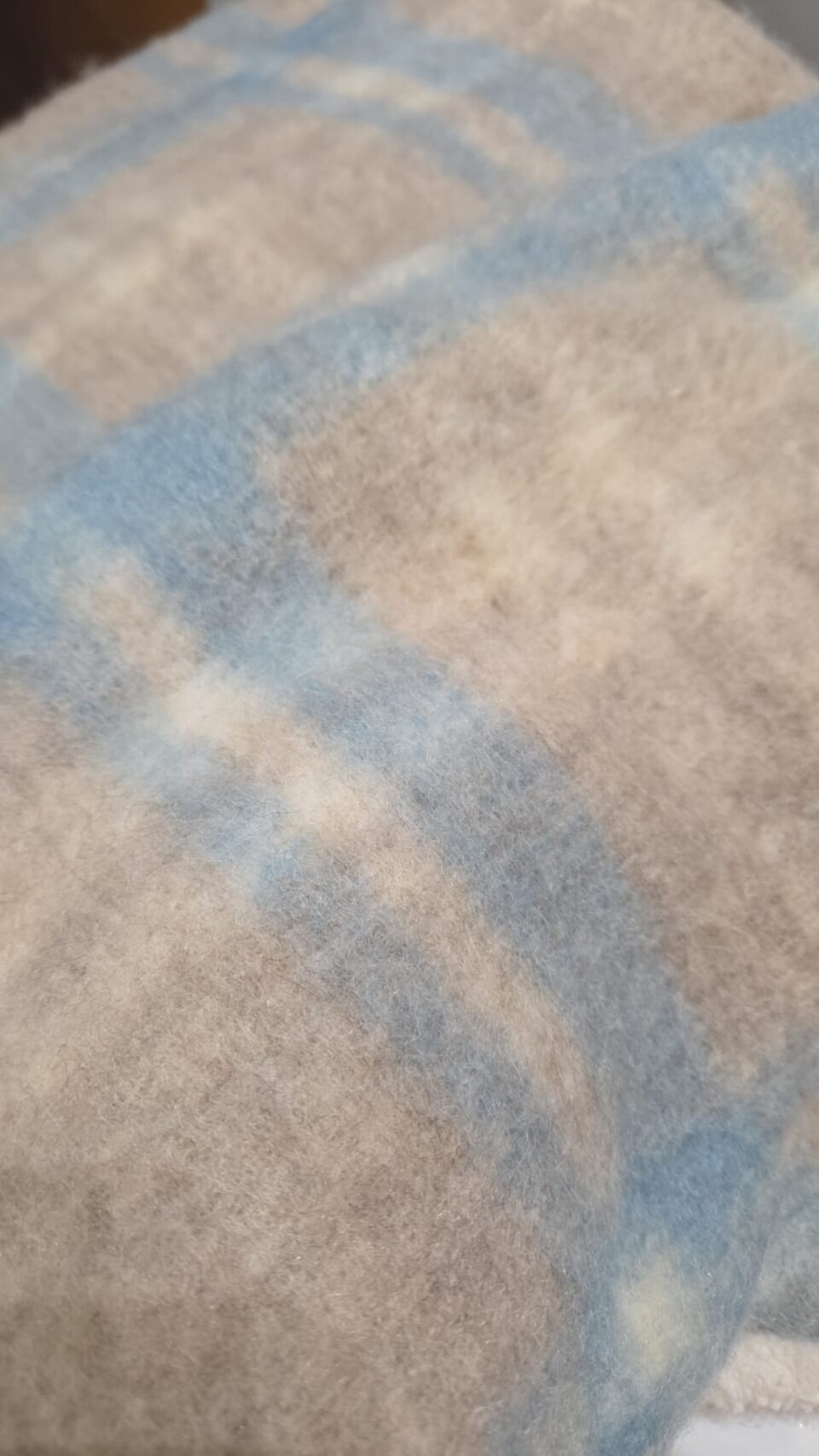 Sacco nanna a quadri Beige / Cielo Barcellino