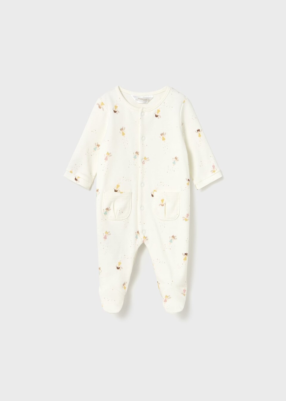 Set 2 tutine in caldo cotone stampate Panna taglia 1-2 mesi Mayoral