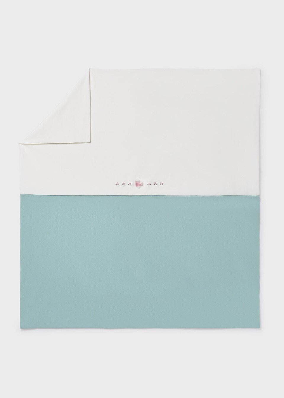 Copertina per carrozzina in jersey di cotone Verde Acqua Mayoral