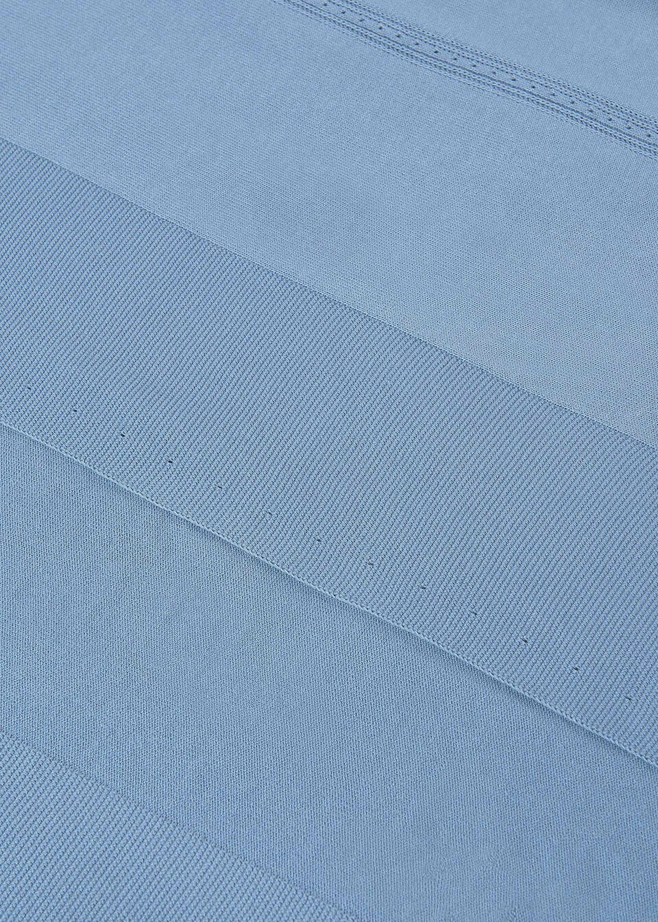 Copertina per carrozzina in filo di puro cotone Azzurro Mayoral