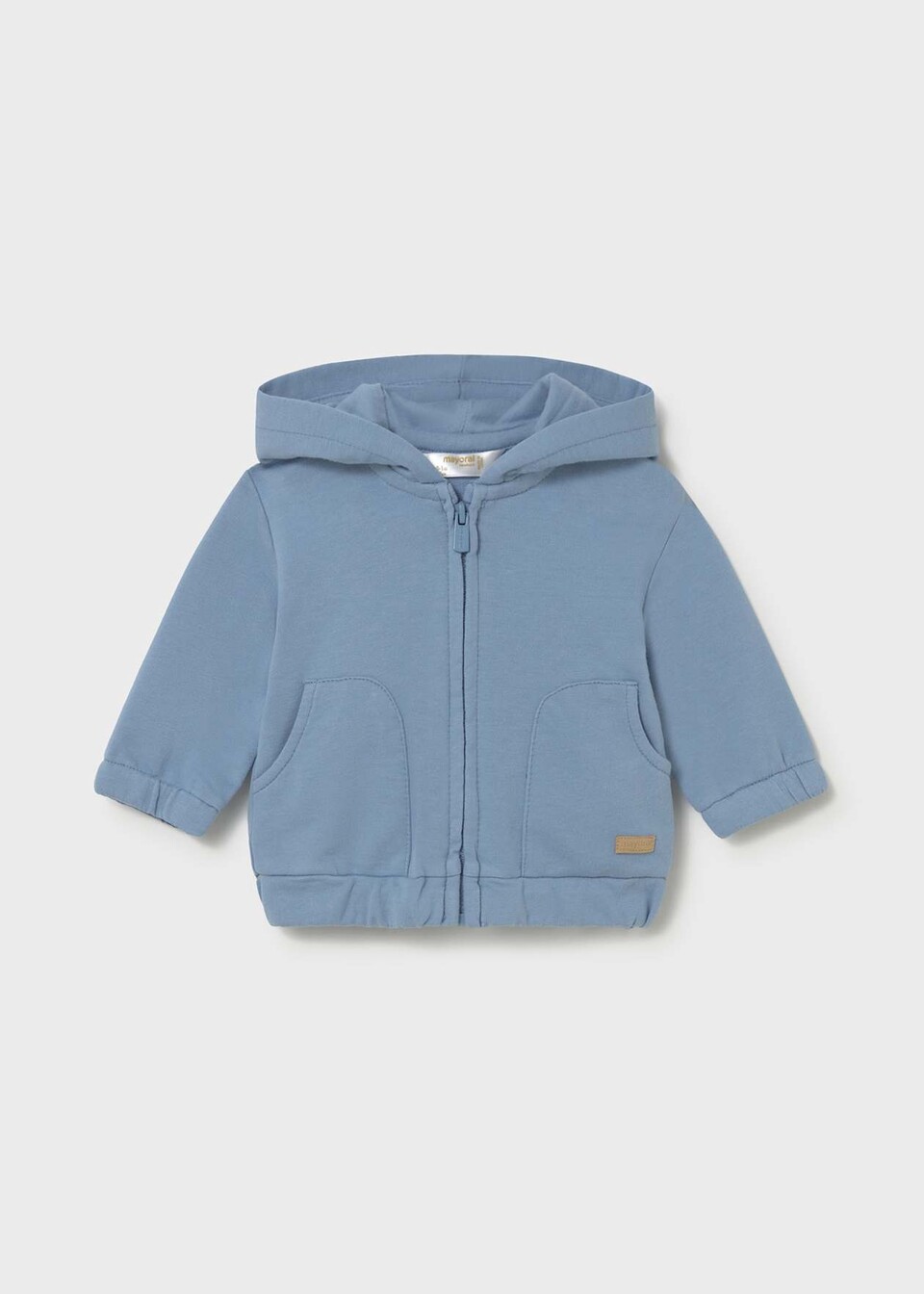 Felpa con cappuccio in cotone Azzurro Mayoral