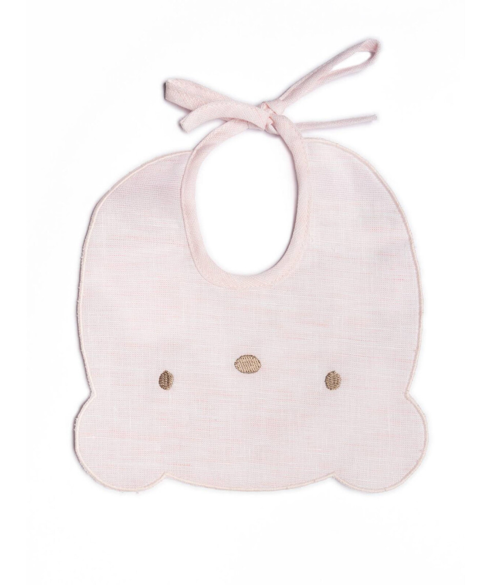 Bavetta in puro lino Rosa Barcellino