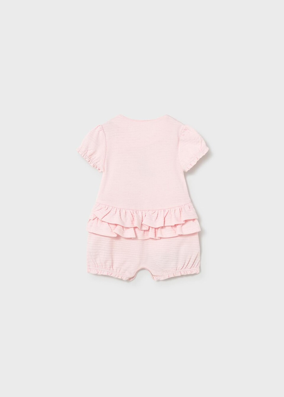 Set 2 pagliaccetti in jersey di cotone Rosa / Bianco taglia 0-1 mese Mayoral