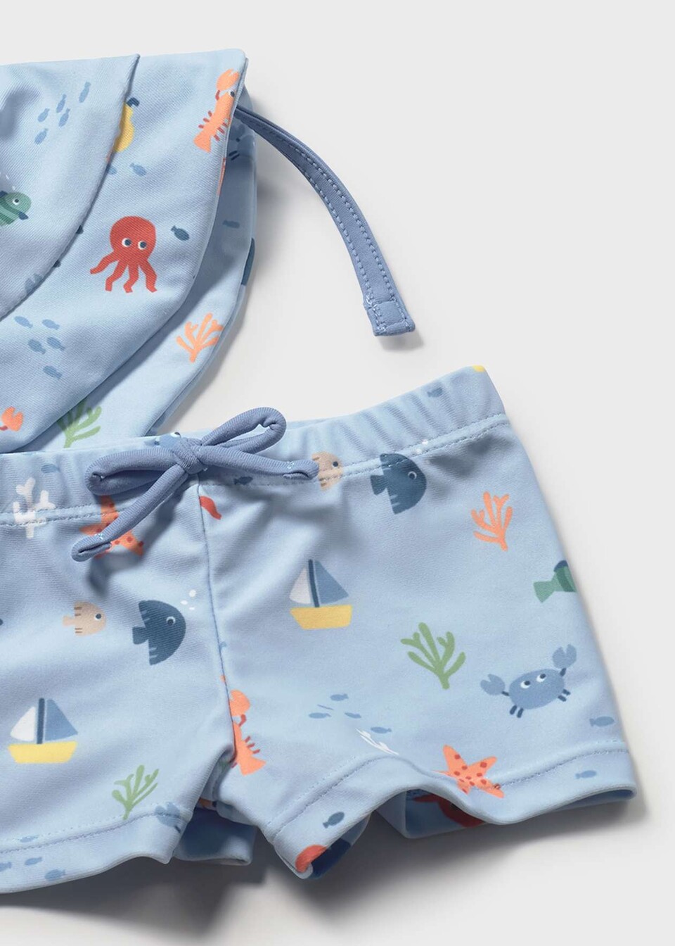 Completo mare 3 pezzi Azzurro Mayoral