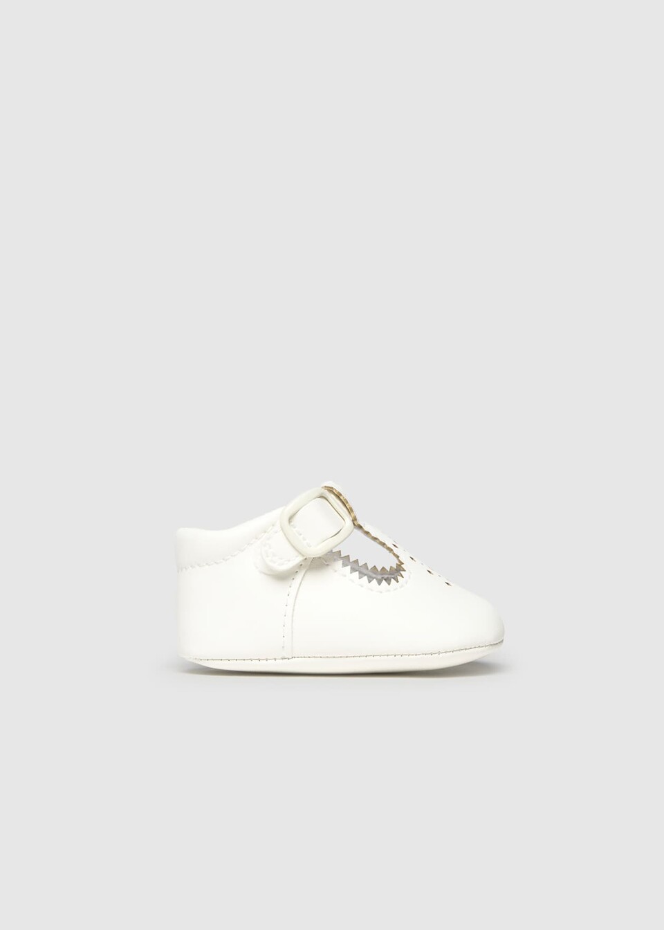 Scarpette traforate neonato Panna Mayoral