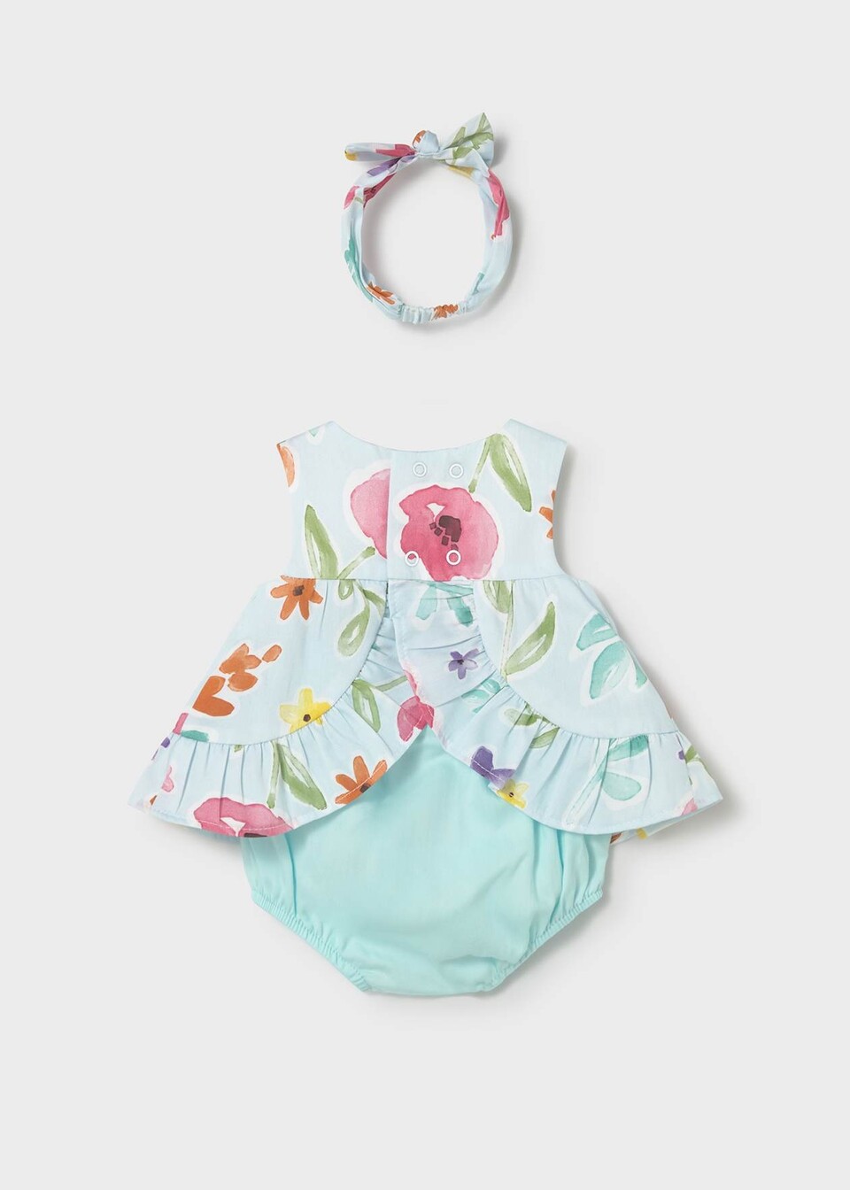 Completo 3 pezzi in puro cotone Celeste Mayoral