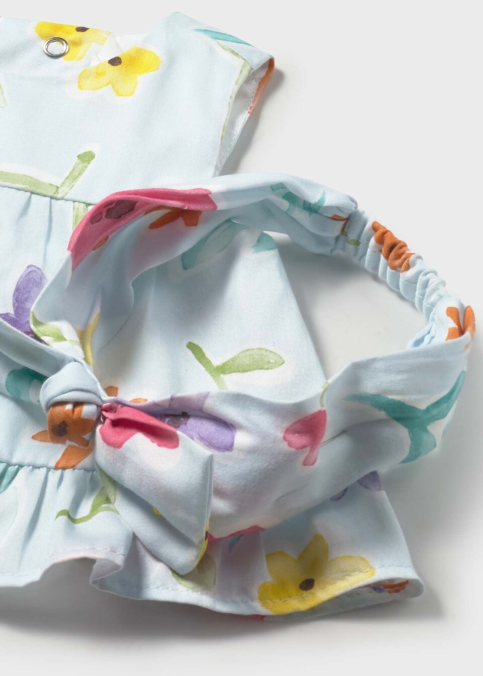 Completo 3 pezzi in puro cotone Celeste Mayoral