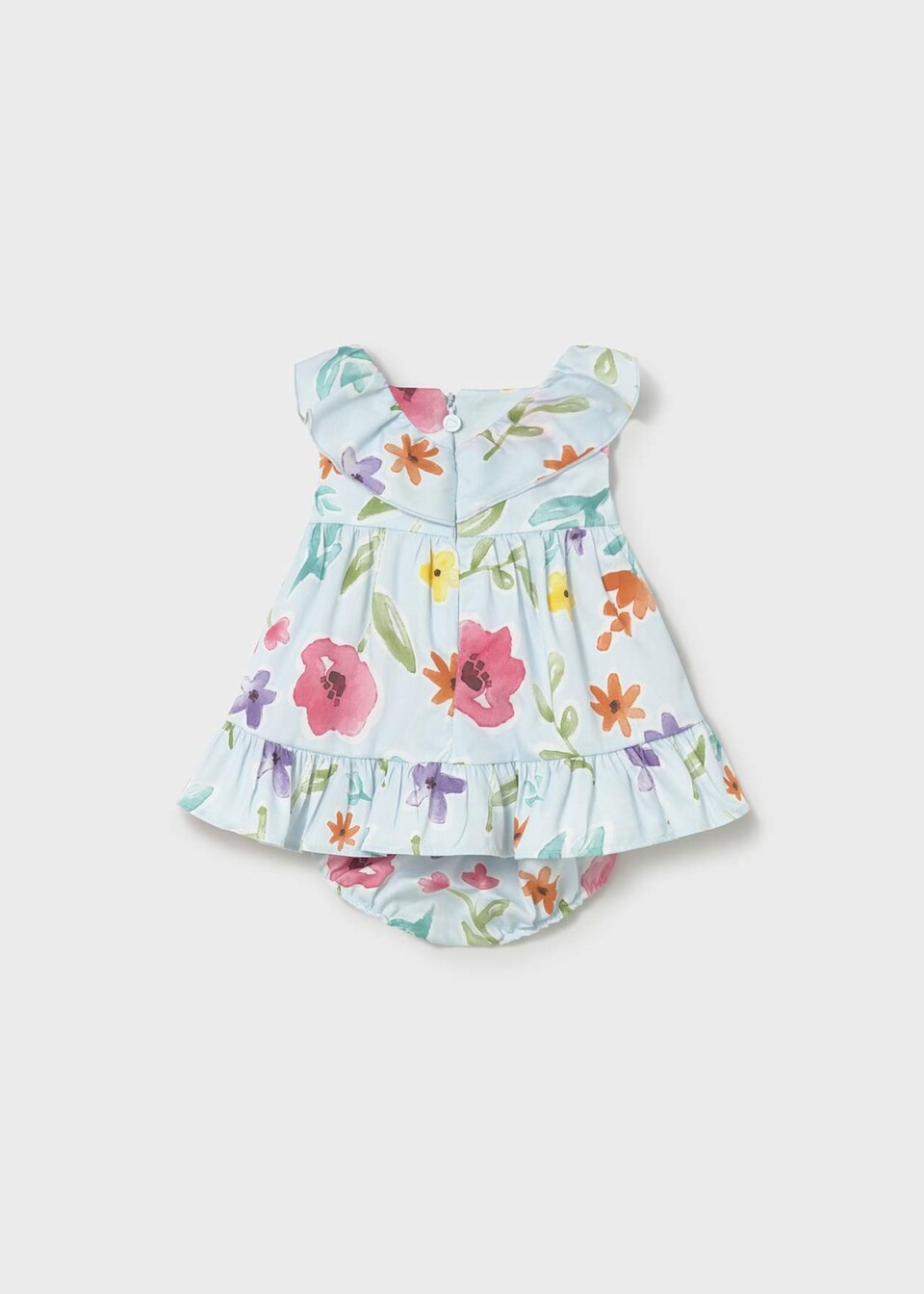 Vestito in puro cotone con culotte Celeste Mayoral