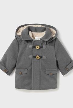 Cappotto neonato fibre riciclate Grigio Mayoral