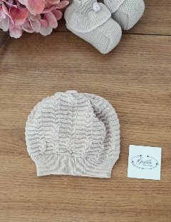Cappellino in pura lana Nuvola/Rosa taglia unica Marlù IB1771BT