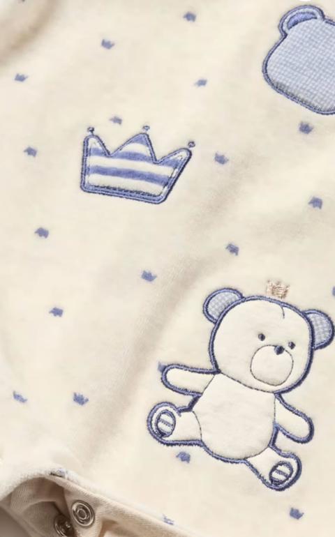 Set 2 pigiami neonato in ciniglia Mayoral 2749