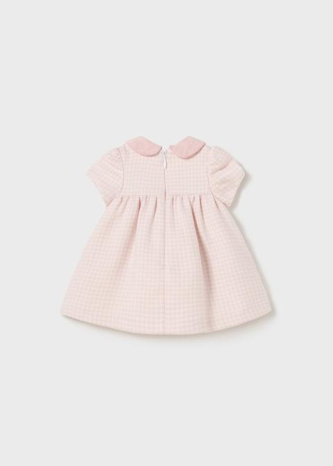 Abito con fiocchetto e pon pon laterale Rosa Mayoral 2864