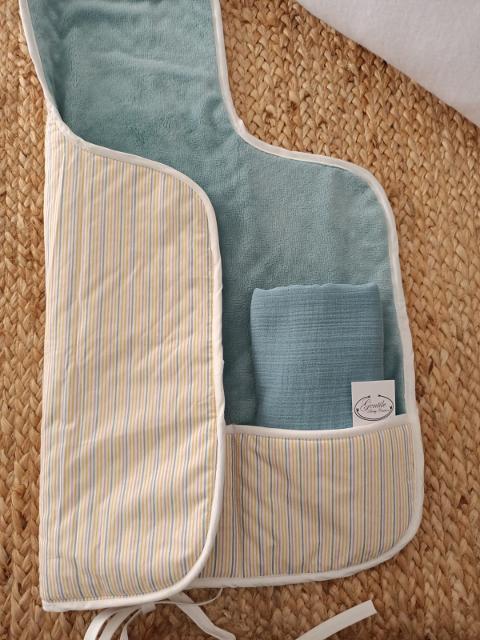 Fasciatoio in spugna cinigliata e cotone Gentile Baby Couture
