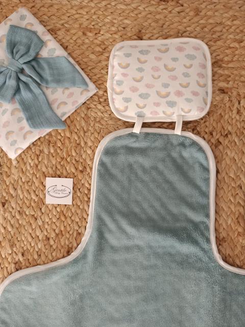 Fasciatoio in spugna cinigliata e cotone Gentile Baby Couture