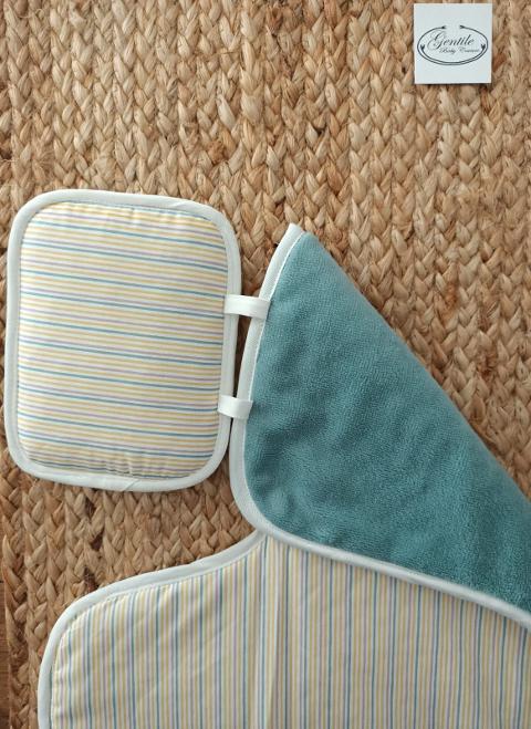 Fasciatoio in spugna cinigliata e cotone Gentile Baby Couture