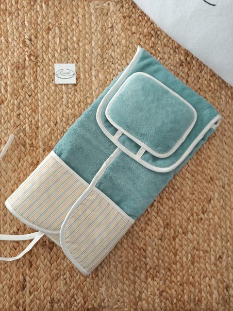 Fasciatoio in spugna cinigliata e cotone Gentile Baby Couture