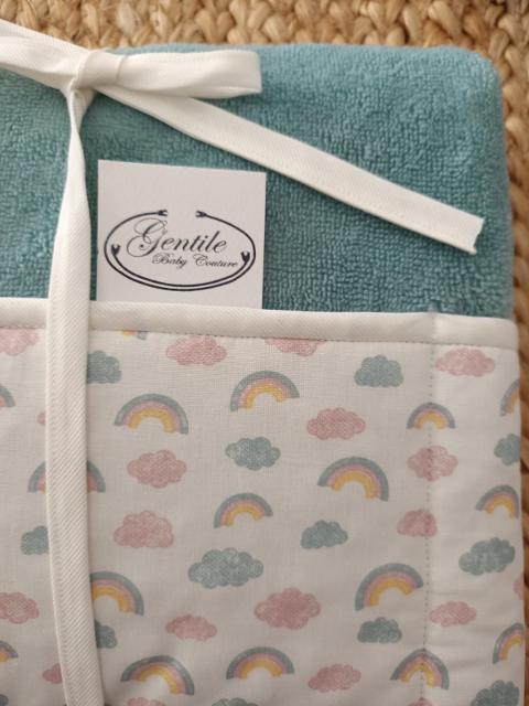Fasciatoio in spugna cinigliata e cotone Gentile Baby Couture