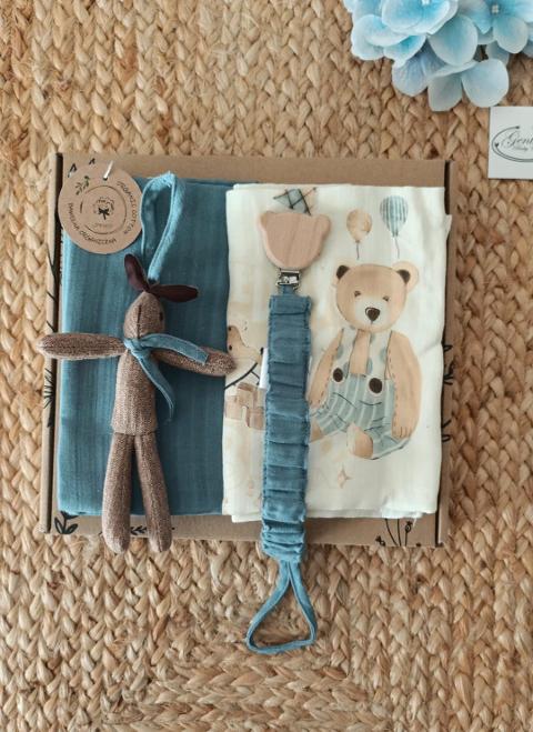 Box regalo Mussole ,Porta ciucco e Coniglietto Jamiks JLG200