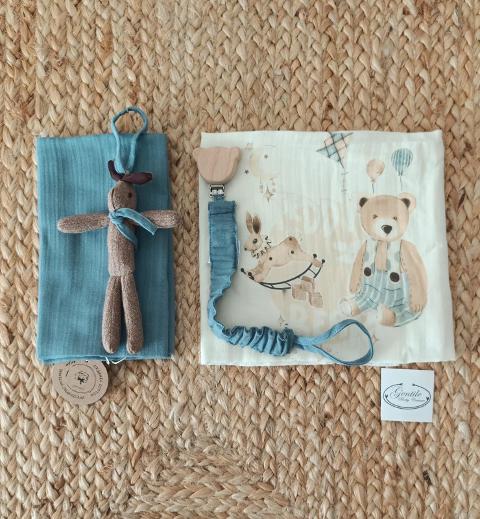 Box regalo Mussole ,Porta ciucco e Coniglietto Jamiks JLG200