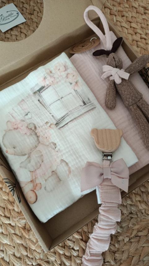Box regalo Mussole ,Porta ciucco e Coniglietto Jamiks JLG200