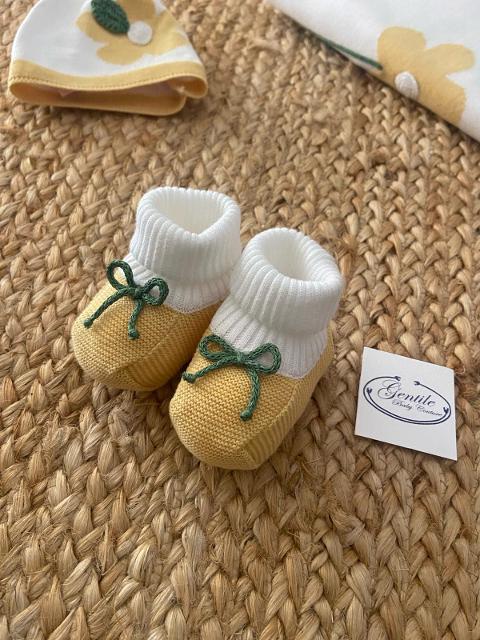 Pagliaccetto in filo di cotone con babbucce taglia I Colorichiari FF647674/4470