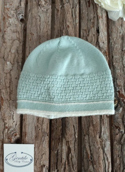 Cappellino in pura lana Verde Salvia Paz Rodriguez