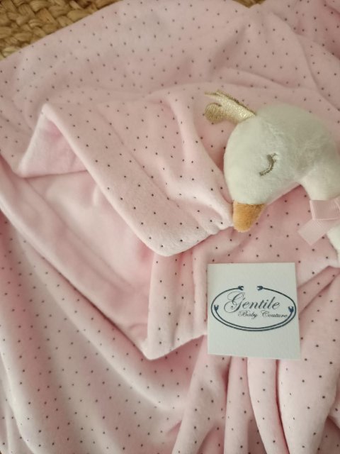 Copertina in ciniglia double face per lettino Gentile Baby Couture Lettino