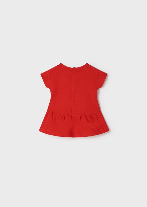 Vestito in cotone Rosso taglia 4-6 mesi Mayoral