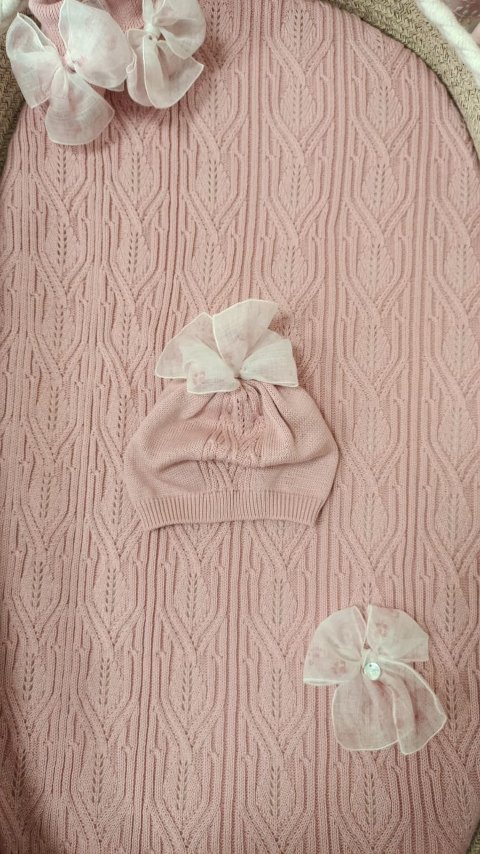 Cappellino in filo di puro cotone Melograno taglia unica Marlù