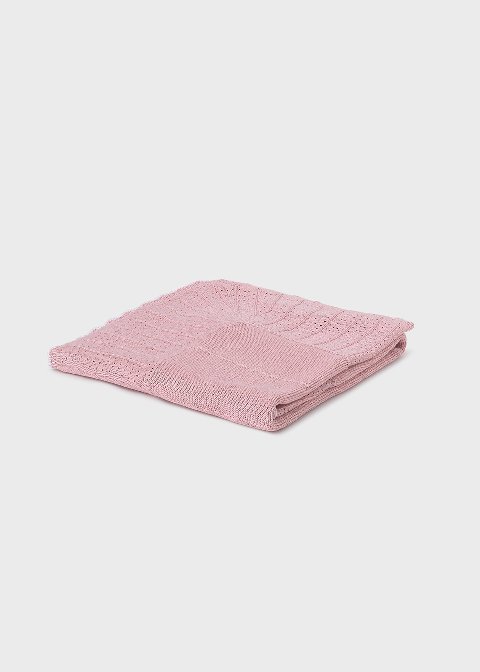Copertina per carrozzina in cotone e viscosa Rosa Mayoral