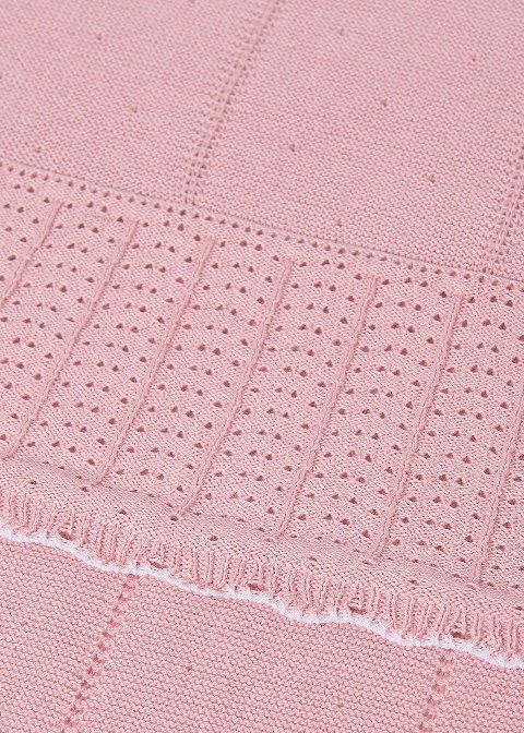 Copertina per carrozzina in cotone e viscosa Rosa Mayoral