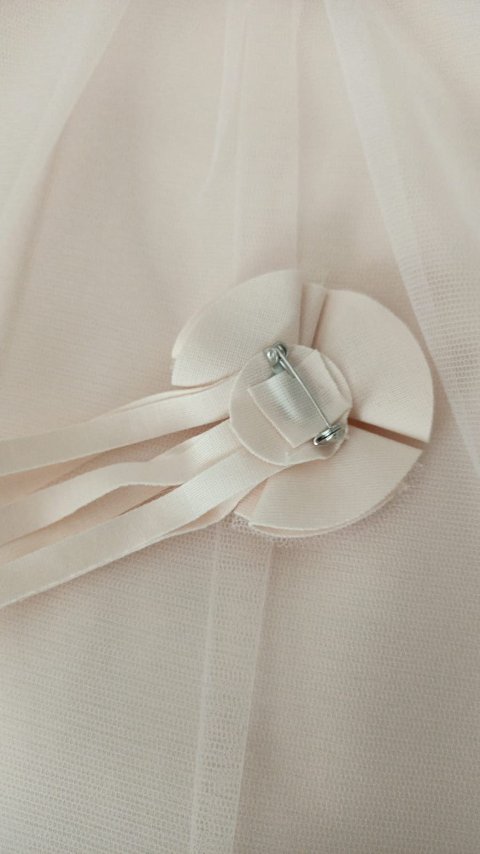 Abito elegante in tulle Rosa Cipria Chiaro Barcellino