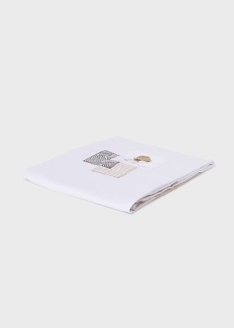 Copertina per carrozzina in jersey di cotone Bianco / Beige Mayoral