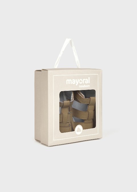 Scarpette ragnetti neonato Cammello Mayoral