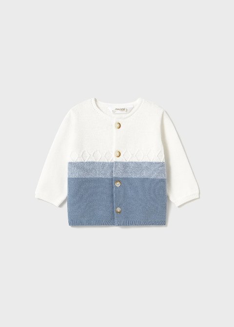 Completo 3 pezzi in cotone Azzurro Mayoral