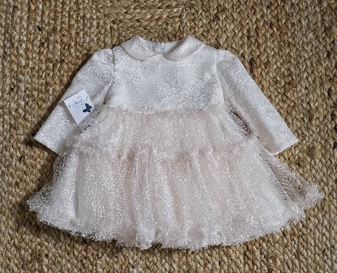 Abito elegante Rosa Cipria taglia 9 mesi Bimbalò