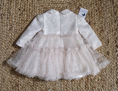 Abito elegante Rosa Cipria taglia 9 mesi Bimbalò