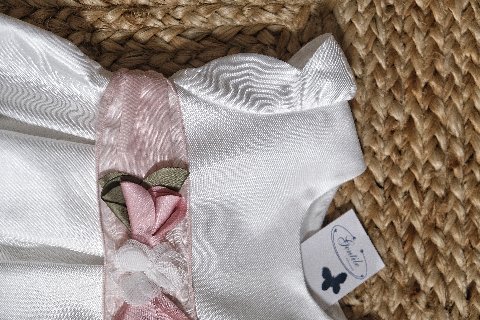 Abito elegante con cintura e culotte Bianco taglia 12 mesi Mayoral