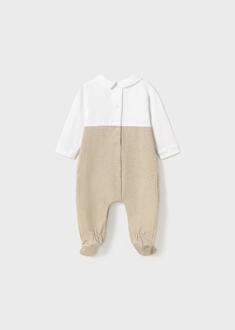 Tutina in jersey di cotone Bianco / Beige Mayoral