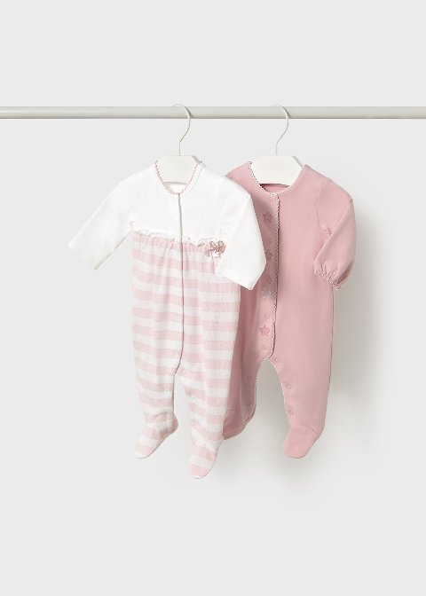 Set 2 tutine in jersey di cotone Rosa Mayoral