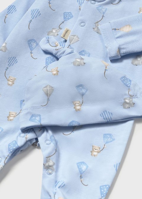 Tutina in jersey di cotone con cappellino Cielo Mayoral