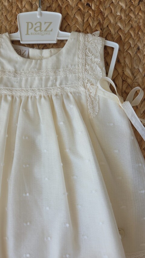 Abito elegante con culotte Beige Paz Rodriguez