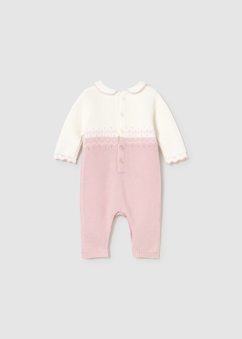 Tutina in caldo cotone Rosa / Bianco Mayoral