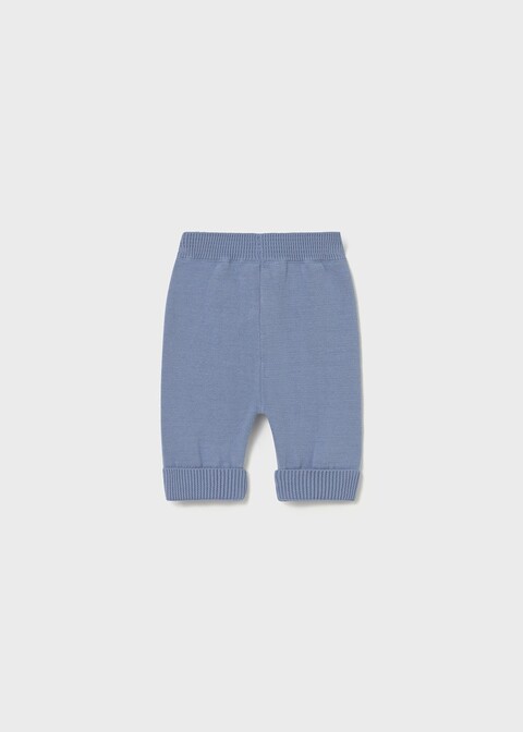 Completo 3 pezzi in caldo cotone Azzurro / Bianco Mayoral
