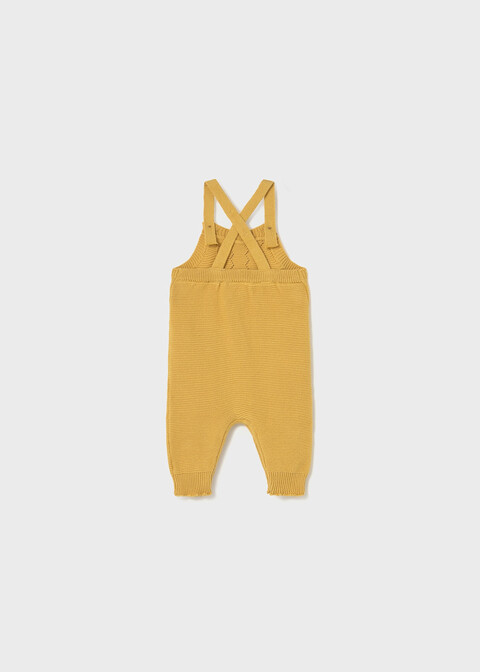 Completo salopette 3 pezzi in caldo cotone Giallo / Tortora / Rosa / Panna Mayoral