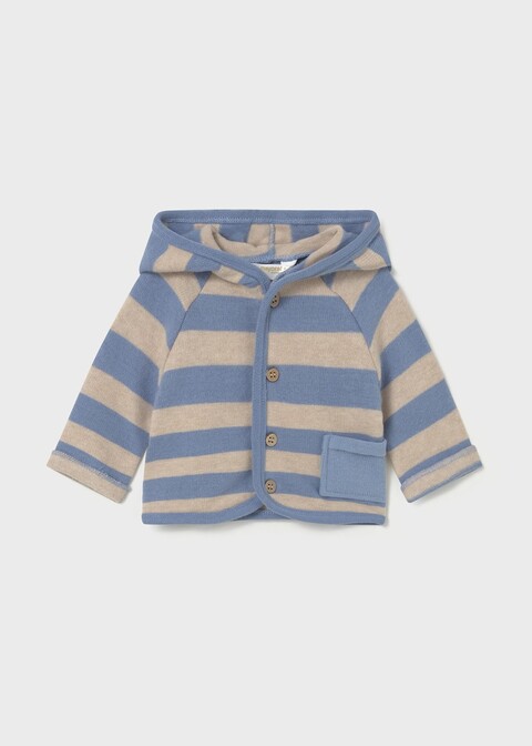 Completo 3 pezzi in caldo cotone Azzurro / Beige Mayoral
